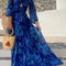 Calista | Robe Maxi Fleurie À Épaules Dégagées