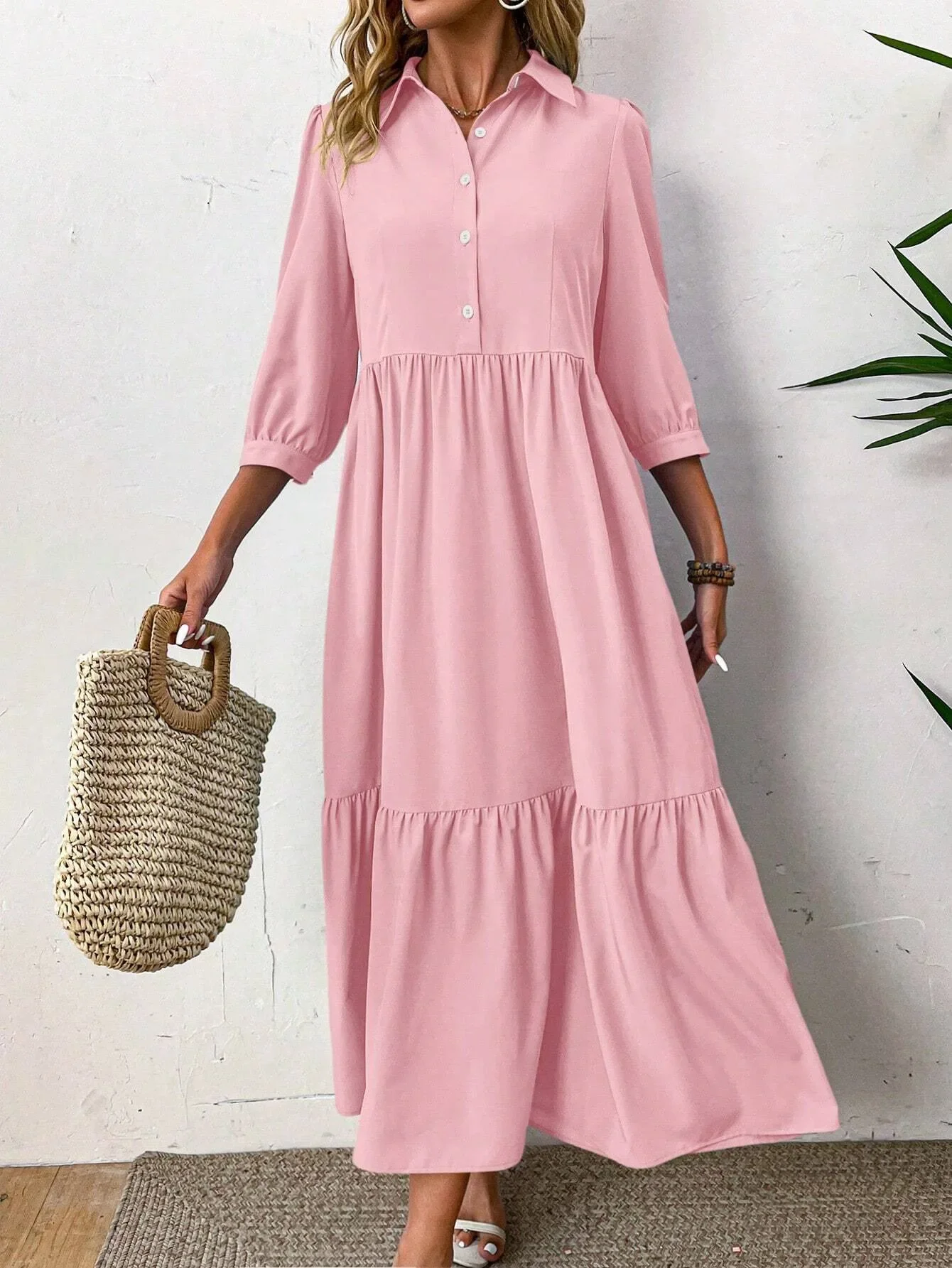 Novara | Robe chemise fluide