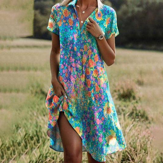 Rachel - Robe Florale Vintage